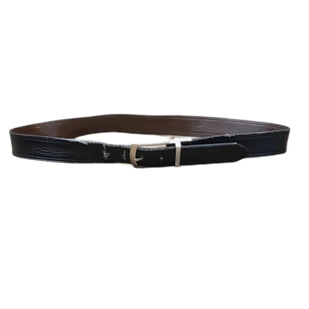 Dickies Black Leather Belt 36